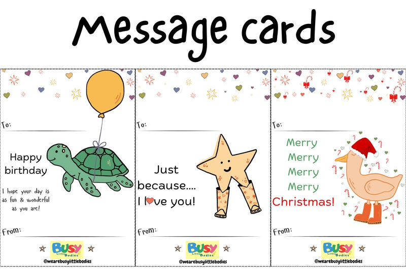 Message cards