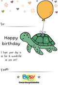 Birthday Message Card