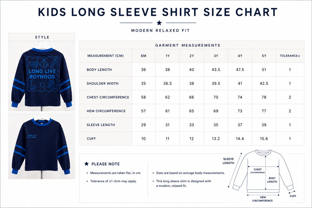 Long live boyhood - Long sleeve tee