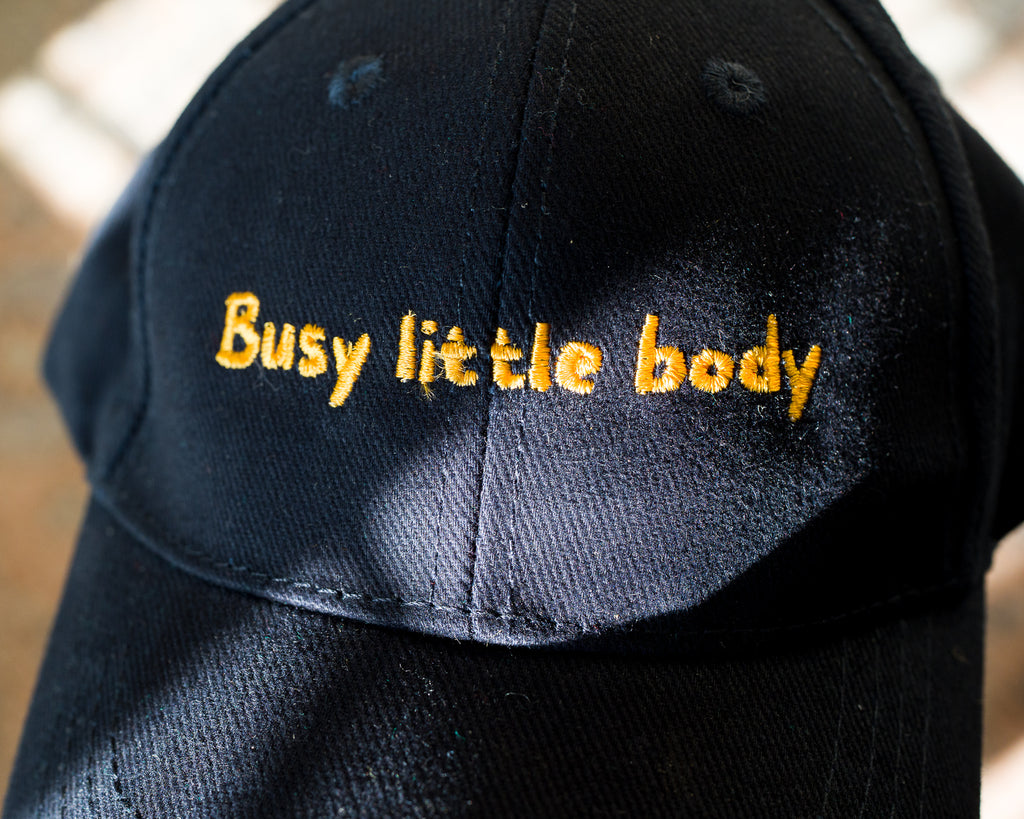 Busy little body cap